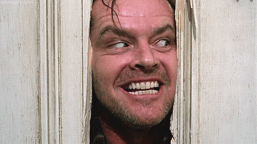 High Quality Head in door_The Shining Blank Meme Template