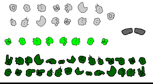 High Quality Tricky sprite sheet hands 1 Blank Meme Template