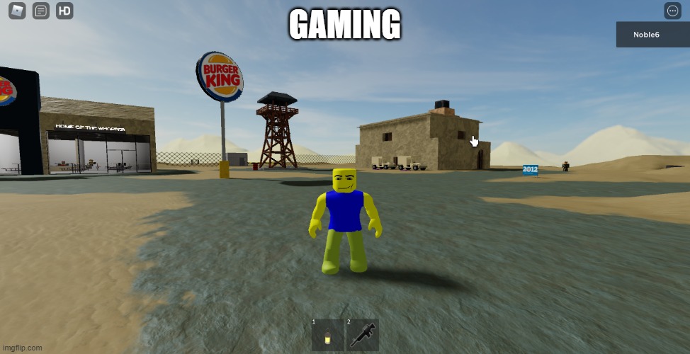 modernized noob | GAMING | image tagged in modernized noob | made w/ Imgflip meme maker