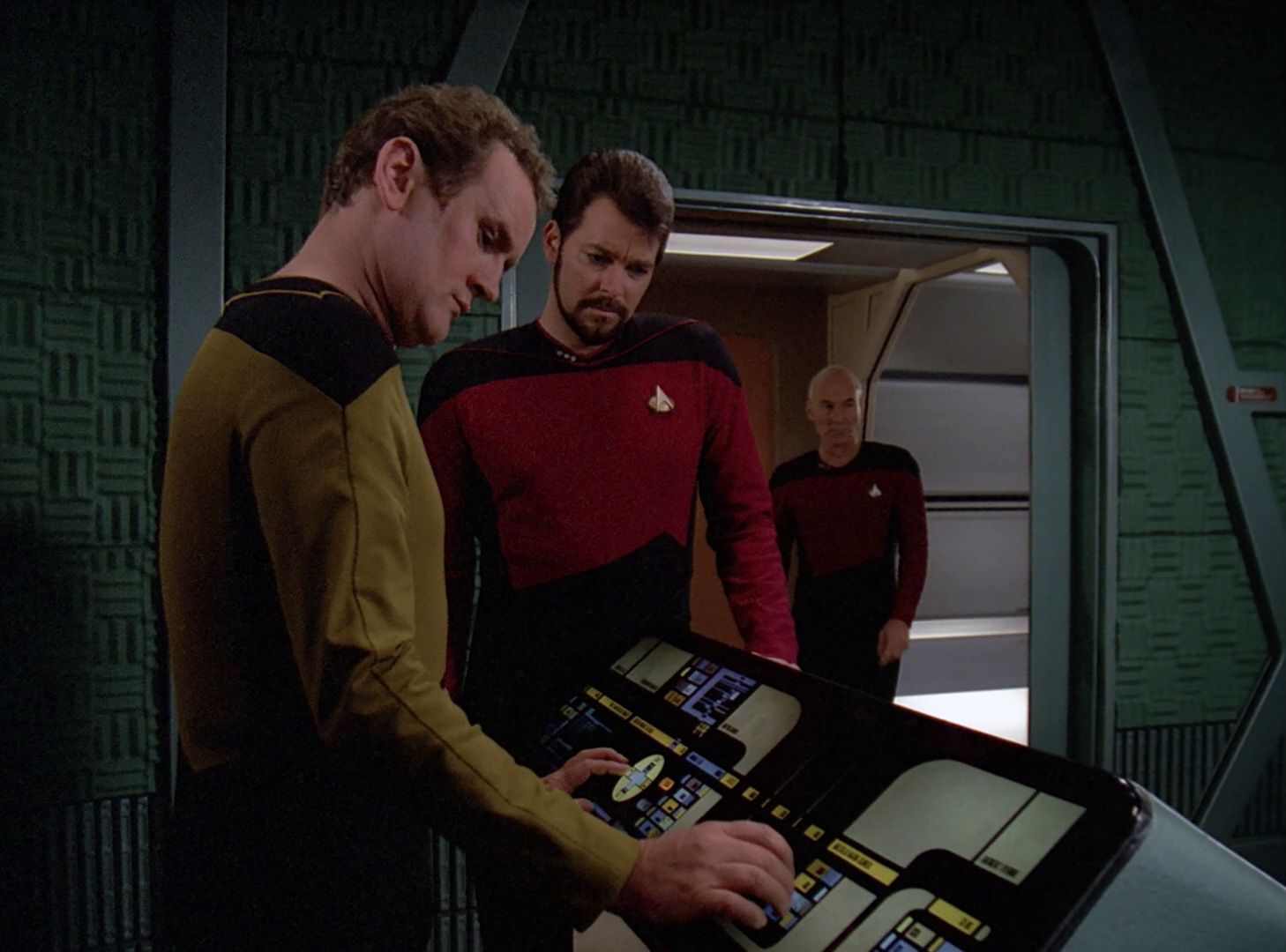 Will Riker Transporting Blank Meme Template