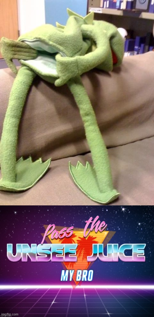 Kermit no! Why?! | image tagged in kermit anus,pass the unsee juice,memes,funny | made w/ Imgflip meme maker