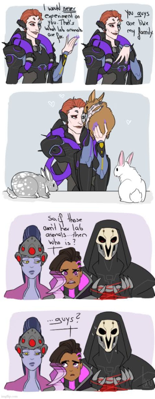 Moira be like | image tagged in moira,overwatch | made w/ Imgflip meme maker