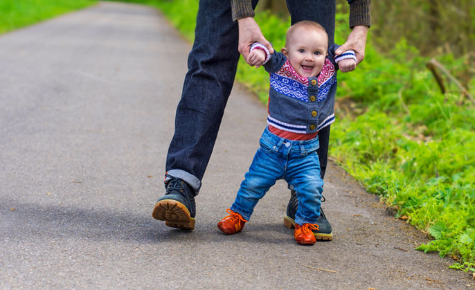 Toddler Learning to Walk Blank Meme Template