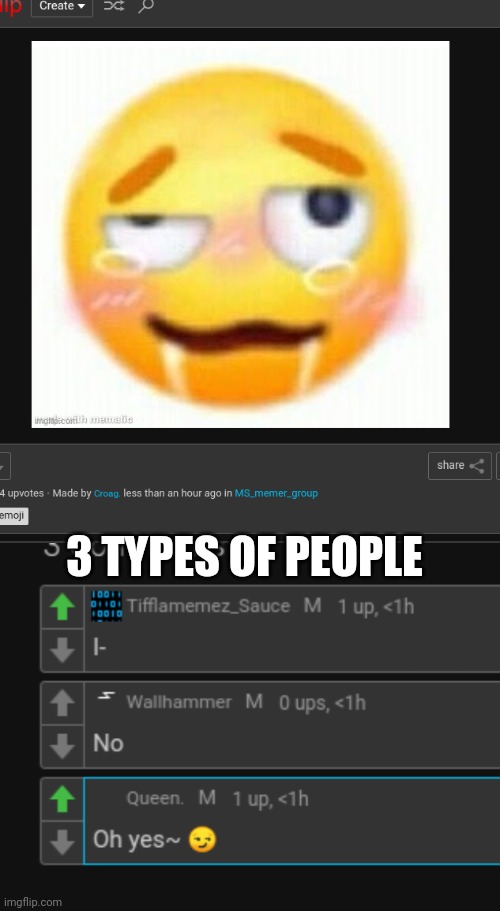 3 TYPES OF PEOPLE | made w/ Imgflip meme maker