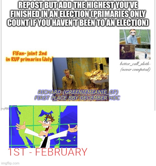 Februrarurary | 1ST - FEBRUARY | image tagged in e | made w/ Imgflip meme maker