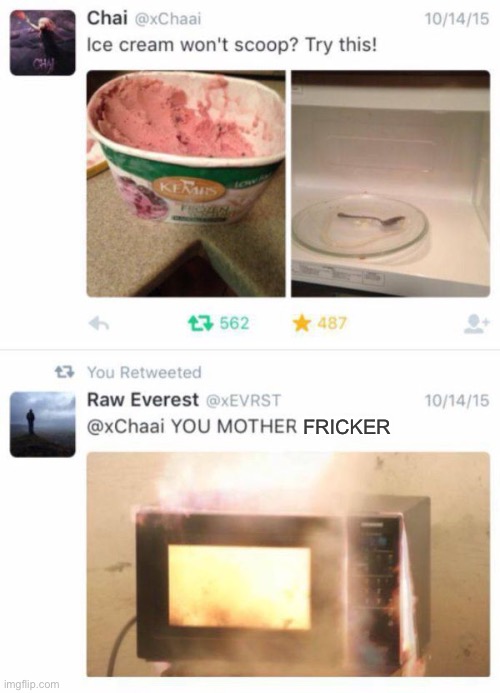 oop- | FRICKER | image tagged in funny | made w/ Imgflip meme maker