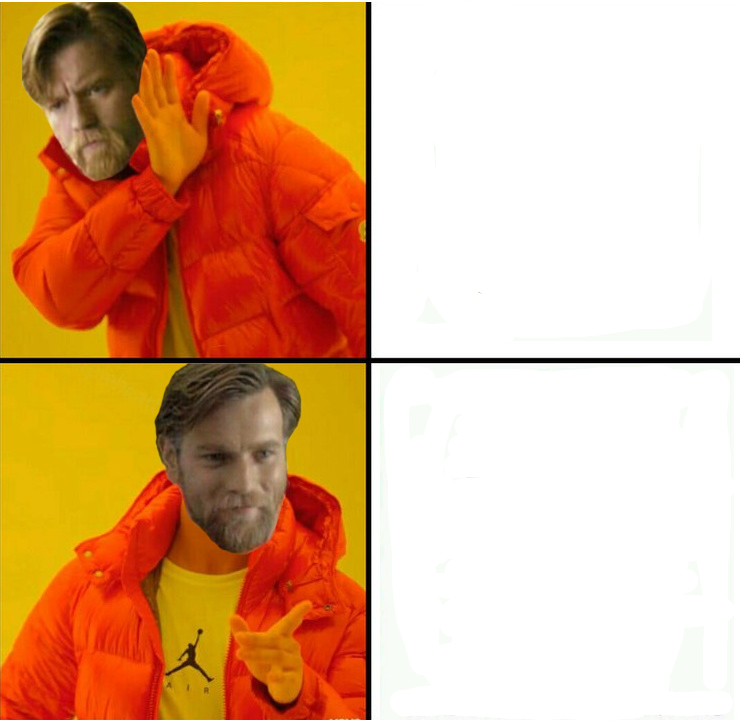 High Quality Obi-Wan Drake Blank Meme Template