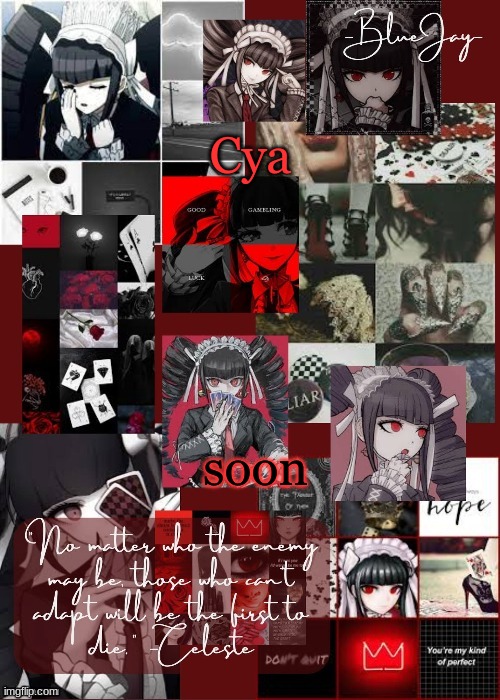 Jaiden Celeste Temp | Cya; soon | image tagged in jaiden celeste temp | made w/ Imgflip meme maker