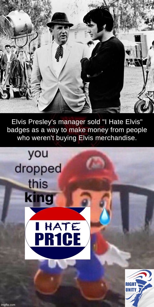 I hate Elvis I hate Pr1ce | image tagged in i hate elvis i hate pr1ce | made w/ Imgflip meme maker