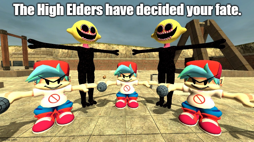 rut roh raggy | The High Elders have decided your fate. | image tagged in fnf custom week | made w/ Imgflip meme maker