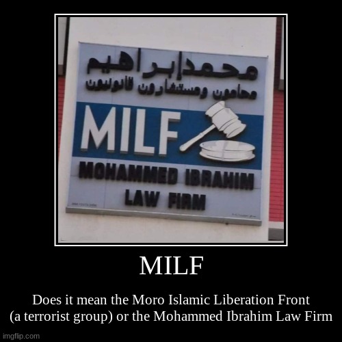 This sign is so confusing | image tagged in funny,demotivationals,milf,lawyer,arabic,signs | made w/ Imgflip demotivational maker