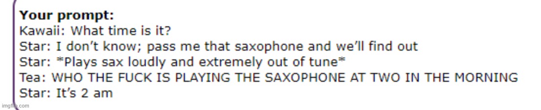 no one knows how to play a sax - Imgflip