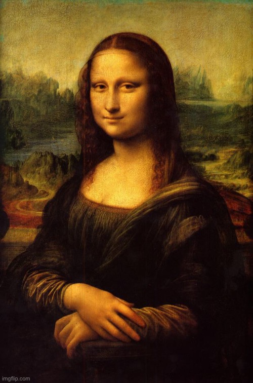 Comment | image tagged in the mona lisa | made w/ Imgflip meme maker