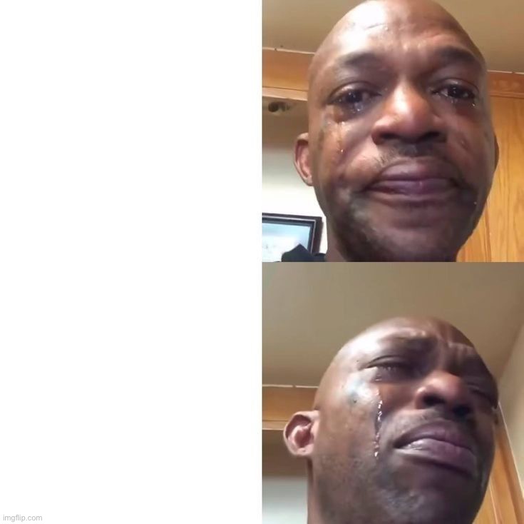 Sad and Crying Black Guy | image tagged in sad and crying black guy | made w/ Imgflip meme maker