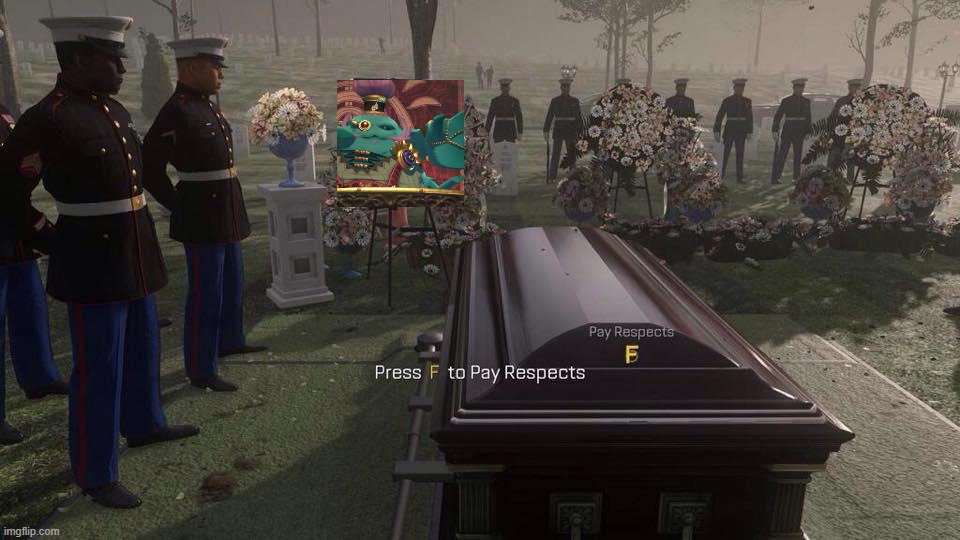 RIP Stephen Critchlow | image tagged in press f to pay respects | made w/ Imgflip meme maker