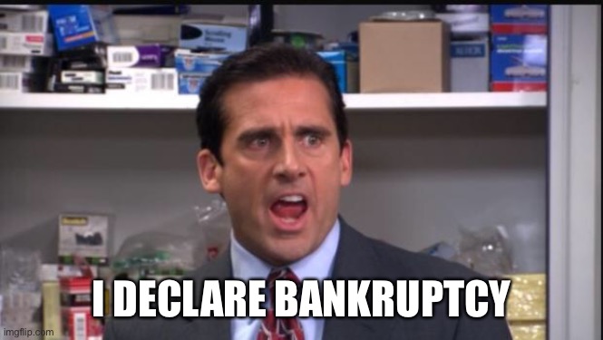 Jk, this stream is fine. | I DECLARE BANKRUPTCY | image tagged in that's what she said the office michael scott | made w/ Imgflip meme maker