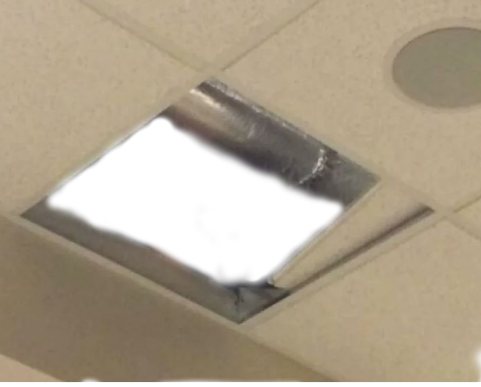 Ceiling missing a tile png Blank Meme Template