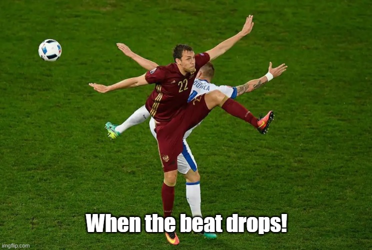 Rock The Beat! | When the beat drops! | image tagged in just dance | made w/ Imgflip meme maker