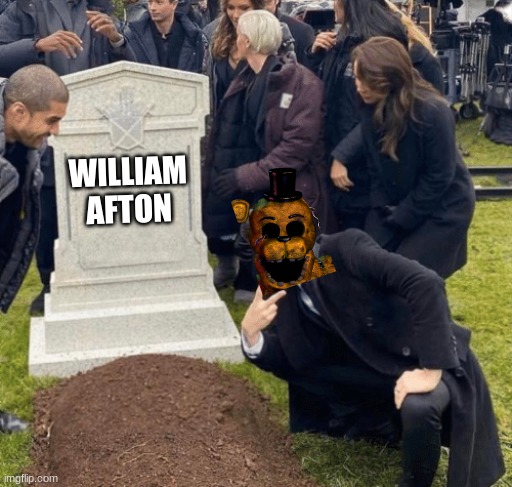 Grant Gustin over grave | WILLIAM AFTON | image tagged in grant gustin over grave | made w/ Imgflip meme maker