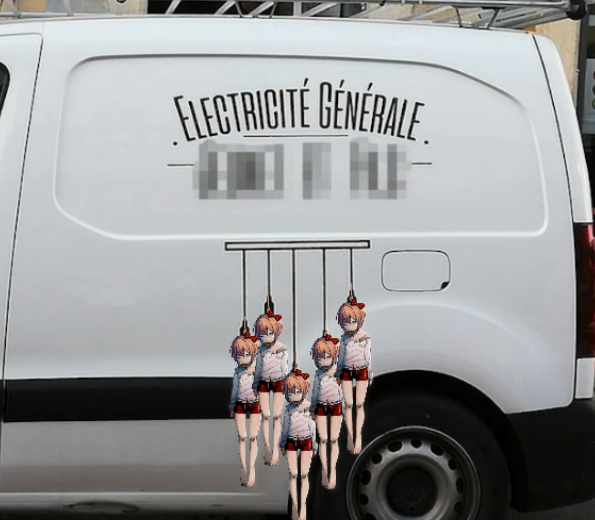 Sayo-Electricite Blank Meme Template