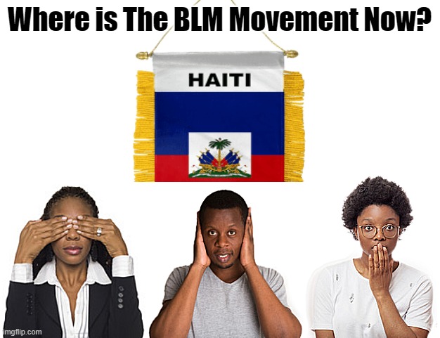 BLM | Where is The BLM Movement Now? | image tagged in see hear speak no black evil | made w/ Imgflip meme maker