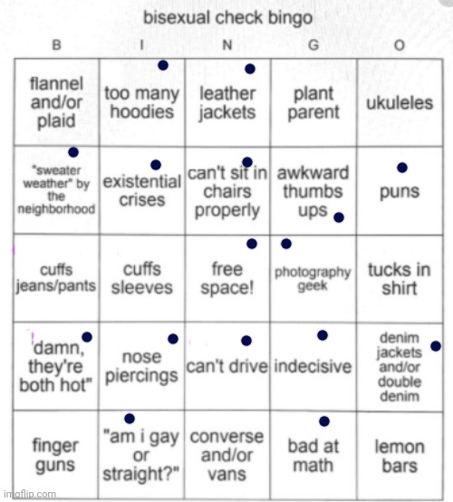 Bisexual Bingo | image tagged in bisexual bingo | made w/ Imgflip meme maker