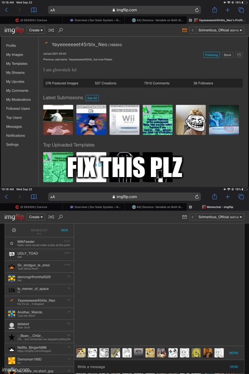 FIX THIS PLZ | image tagged in plz | made w/ Imgflip meme maker