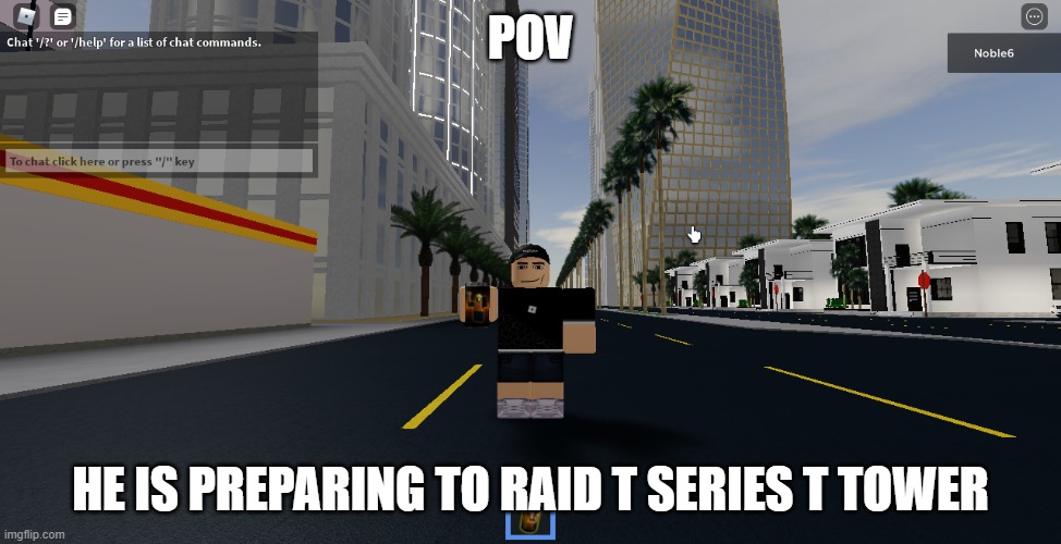 t series is old but | POV; HE IS PREPARING TO RAID T SERIES T TOWER | image tagged in chad | made w/ Imgflip meme maker