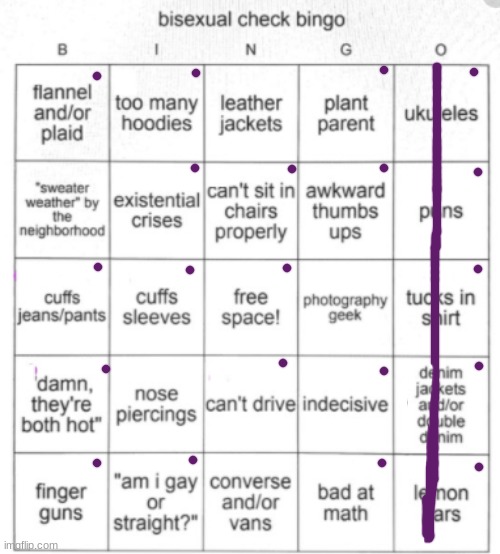 i enjoy frogs. | image tagged in bisexual bingo | made w/ Imgflip meme maker