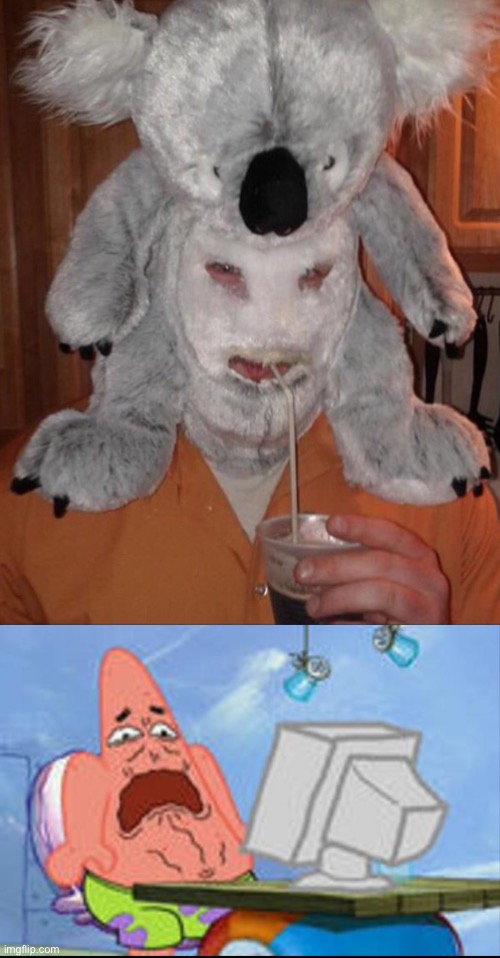 END MY SUFFERING!! | image tagged in patrick disgusted,memes,funny,but why why would you do that | made w/ Imgflip meme maker