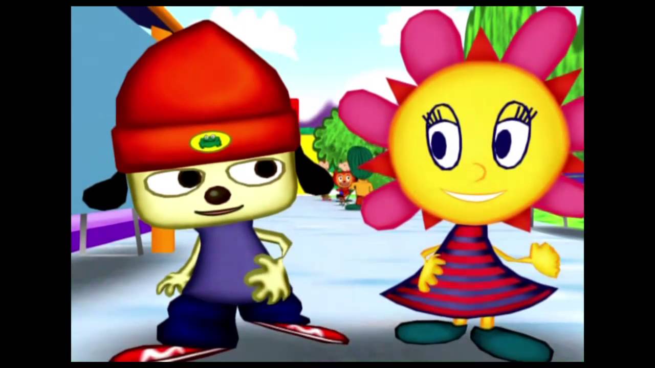 High Quality PaRappa and Sunny Funny Blank Meme Template