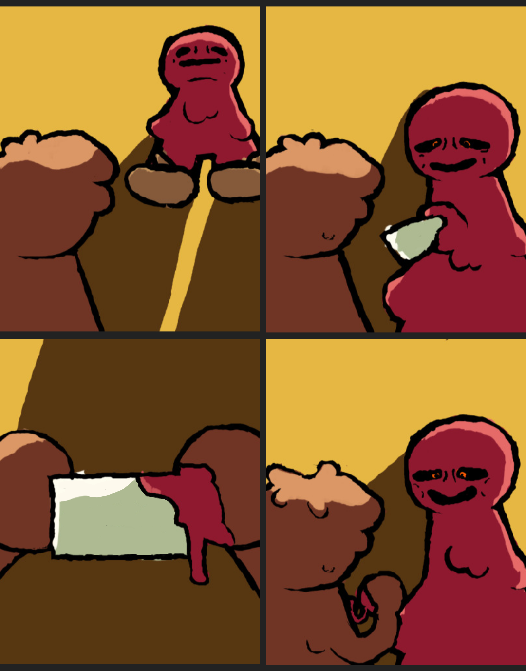 Gaud Brings A Message Blank Meme Template