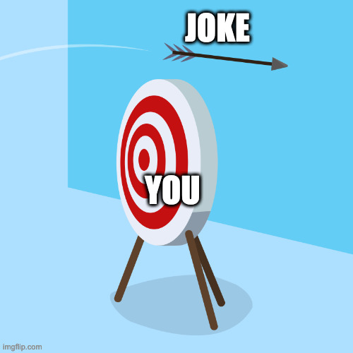 you missed the whole point | JOKE YOU | image tagged in you missed the whole point | made w/ Imgflip meme maker