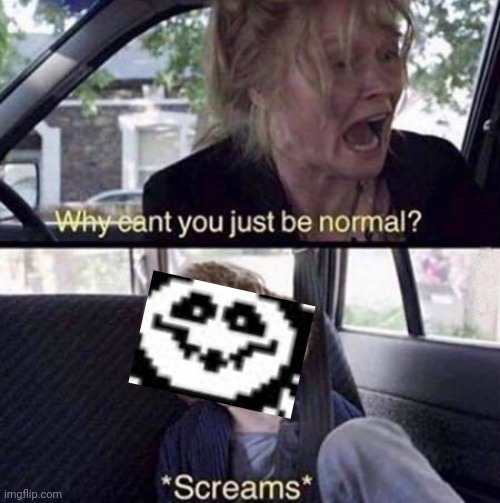 Why Can't You Just Be Normal | image tagged in why can't you just be normal | made w/ Imgflip meme maker