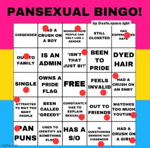 Smh | image tagged in pansexual bingo,lgbtq,lgbt | made w/ Imgflip meme maker
