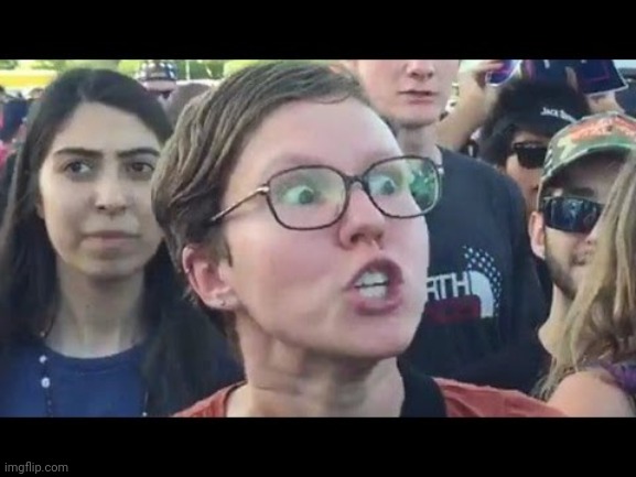 Angry sjw | image tagged in angry sjw | made w/ Imgflip meme maker