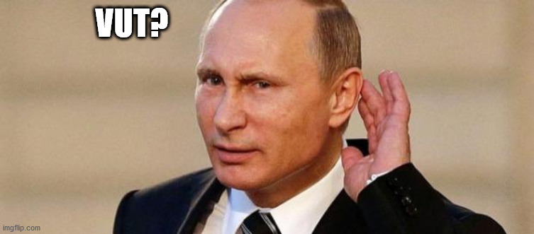 VUT? | VUT? | image tagged in wut,what,putin,russian | made w/ Imgflip meme maker