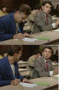 Mr. bean copy Blank Meme Template