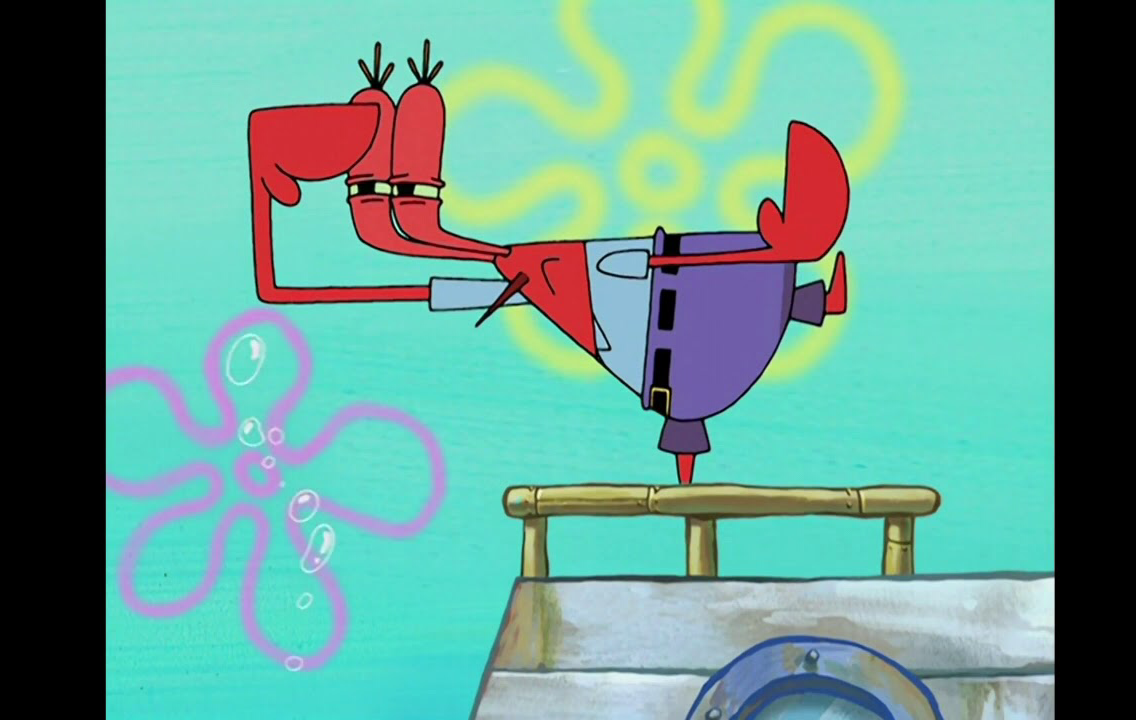 High Quality Mr Krabs Blank Meme Template