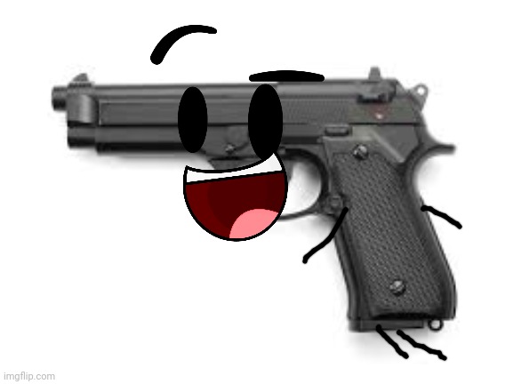 Ah yes, AN OC THAT JUST HAS A FACE | image tagged in oc the gun master | made w/ Imgflip meme maker