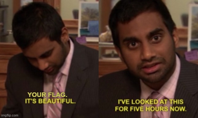 I've looked at this for 5 hours now | YOUR FLAG. | image tagged in i've looked at this for 5 hours now | made w/ Imgflip meme maker