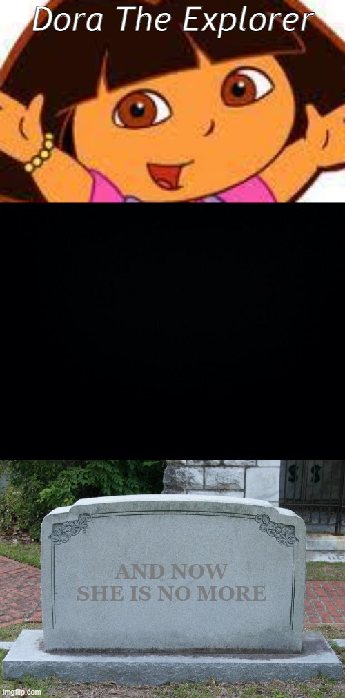 High Quality Dora No More Blank Meme Template