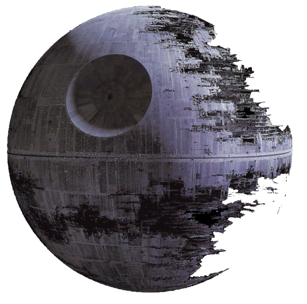 Death Star transparent background Blank Meme Template