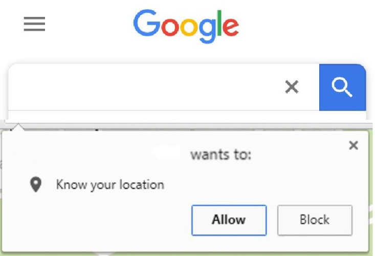 High Quality google wants to know your location WIDE Blank Meme Template