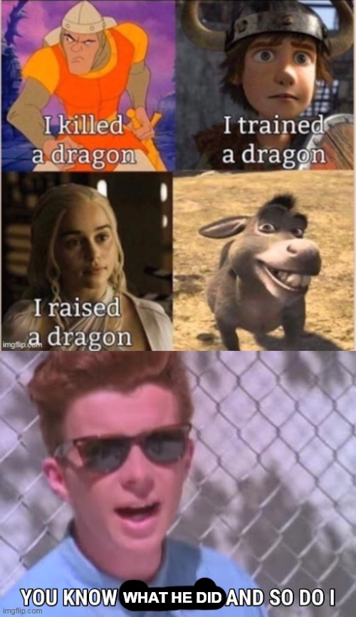 I.... | WHAT HE DID | image tagged in rick astley you know the rules,memes,funny,cats | made w/ Imgflip meme maker