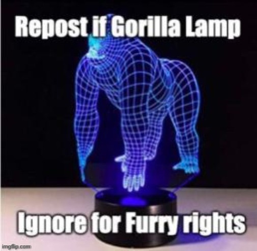 i dont have anytihing against them i just want gorilla lamp more | made w/ Imgflip meme maker