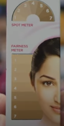 fair and lovely fairness meter Blank Meme Template