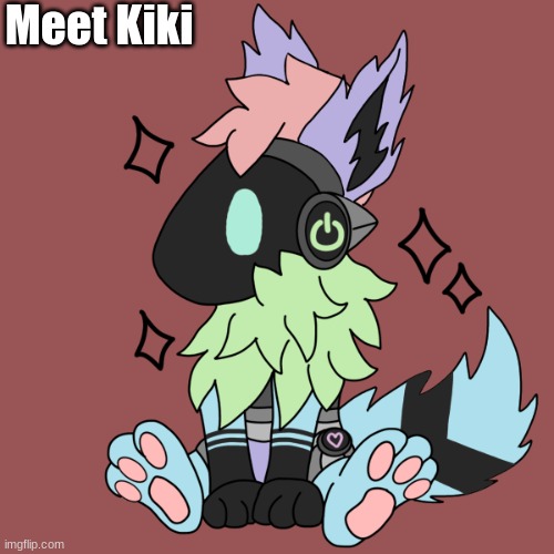 Kiki | Meet Kiki | image tagged in kiki zhe protogen | made w/ Imgflip meme maker