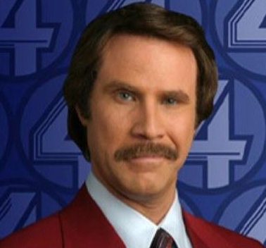 High Quality Ron Burgundy Blank Meme Template