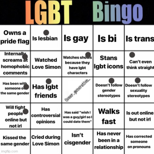 LGBTQ bingo | image tagged in lgbtq bingo,im gay,taken,hehehe | made w/ Imgflip meme maker